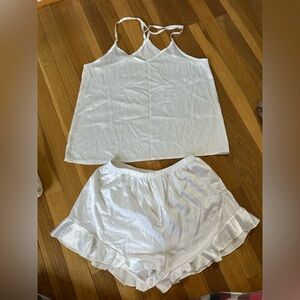 Women's White Sleepwear Set